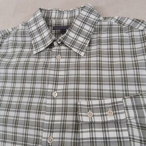 John Varvatos Large Mens Shirt Button Up Long Sleeve 22x28 Has Defect